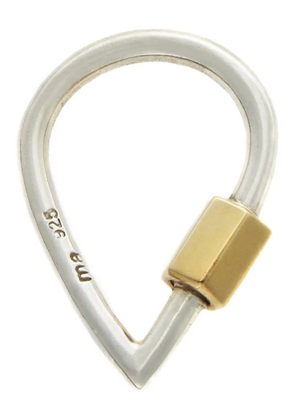 Marla Aaron 14K yellow gold Droplock pendant - Silver