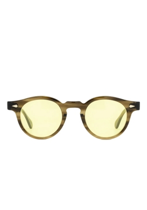 JULIUS TART OPTICAL Harold round-frame sunglasses - Green