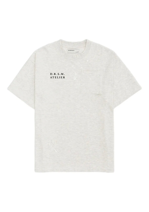 DOMREBEL Atelier printed T-shirt - Neutrals
