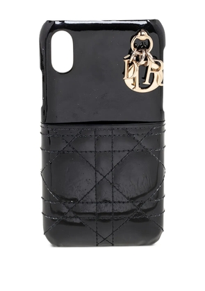 Christian Dior Pre-Owned Lady Dior iPhone X/XS case - Black