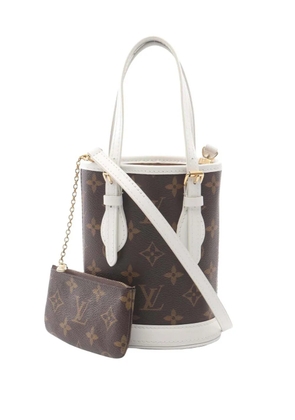 Louis Vuitton Pre-Owned 2021-2025 Monogram Nano Bucket satchel - Brown