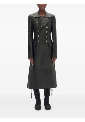 Ann Demeulemeester Adelita double-breasted trench coat - Black