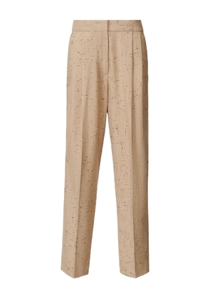 Fabiana Filippi pleated speckled trousers - Neutrals