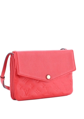 Louis Vuitton Pre-Owned Twice Handbag Monogram Empreinte Leather crossbody bag - Red