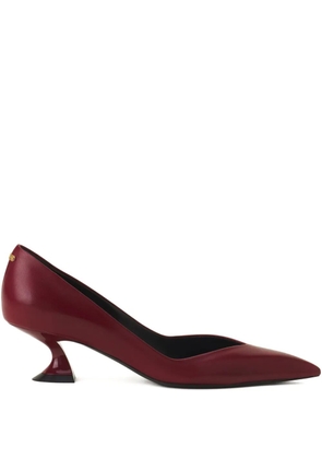 Lanvin sculpted-heel pumps - Red