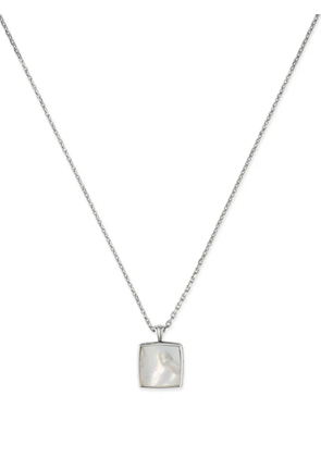 Emanuele Bicocchi mother of pearl pendant necklace - Silver
