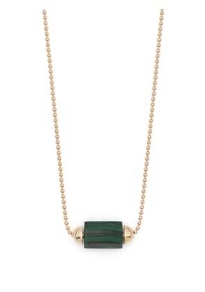 LUIS MORAIS 14kt yellow gold malachite necklace