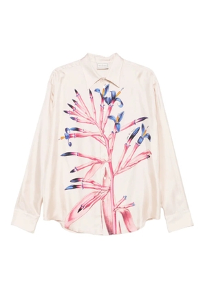 Pierre-Louis Mascia floral-print long-sleeve shirt - Pink