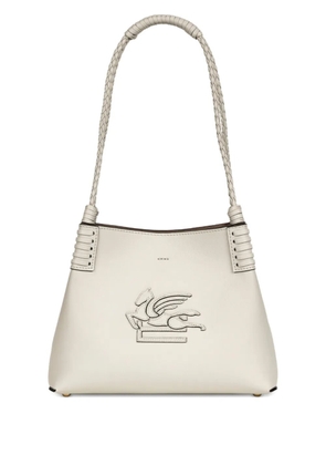 ETRO libra braided handle leather small tote bag - Neutrals