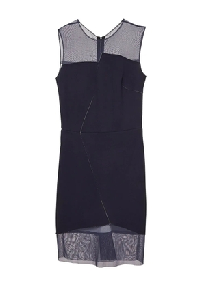 SANDRO pre-owned mesh-panel dress - Blue