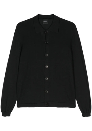 Versace Pre-Owned 2000s ribbed cardigan - Black