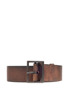 DSQUARED2 distressed leather belt - Brown