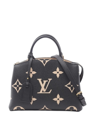 Louis Vuitton Pre-Owned 2021-2025 Bicolor Monogram Empreinte Giant Petit Palais satchel - Black