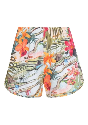 Lygia & Nanny Lee floral-print shorts - White