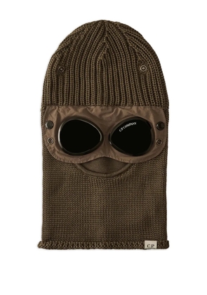 C.P. Company goggle-detail wool balaclava - Green