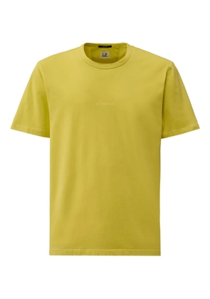 C.P. Company logo-print cotton T-shirt - Yellow