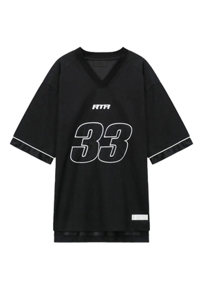 RTA Andres mesh T-shirt - Black