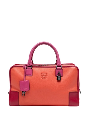 Loewe Pre-Owned 2012-2021 Tricolor Leather Amazona 36 handbag - Orange
