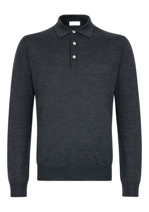 Boglioli buttoned polo knitwear - Grey