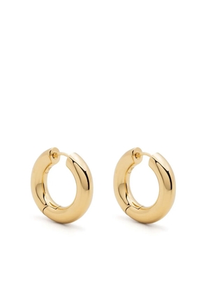 Tom Wood 9kt yellow gold Chunky Medium Hoop earrings