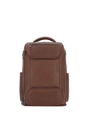 PIQUADRO 15.6” laptop holder backpack - Brown
