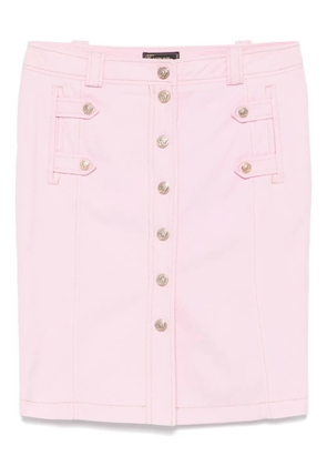 Versace Pre-Owned 2000s Medusa Head-buttons mini skirt - Pink