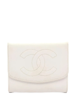 CHANEL Pre-Owned 1996-1997 coco mark coin purse - Neutrals