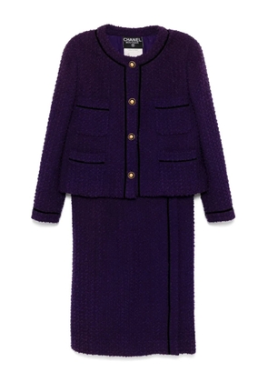 CHANEL Pre-Owned 1993 setup skirt suit - Purple