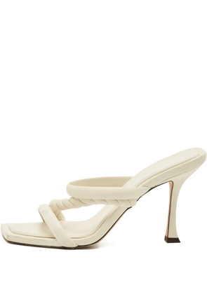 Jimmy Choo Pre-Owned Diosa twisted-strap sandals - Neutrals