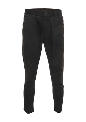 Prada Pre-Owned slim-fit trousers - Black