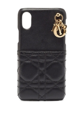 Christian Dior Pre-Owned Lady Dior iPhone X/XS case - Black