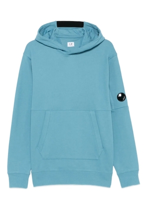 C.P. Company logo-print hoodie - Blue
