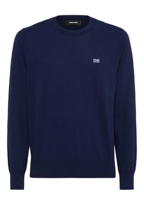 DSQUARED2 fine-knit jumper - Blue