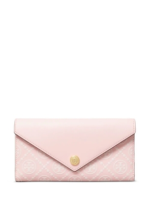 Tory Burch logo-monogram wallet - Pink