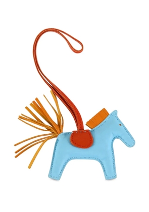 Hermès Pre-Owned 2017 Milo Lambskin Grigri Rodeo Horse Bag Charm PM key chain - Orange