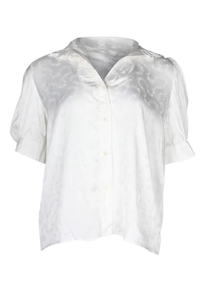 SANDRO puffed-sleeve blouse - White