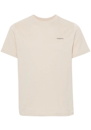 Coperni logo-print cotton T-shirt - Neutrals