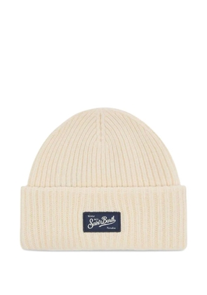 MC2 Saint Barth Berry ribbed beanie - Neutrals