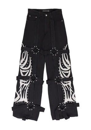 Who Decides War Winged jeans - Black