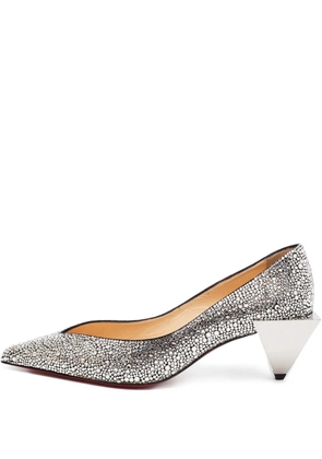 Christian Louboutin Pre-Owned Galaxister Strass pumps - Silver