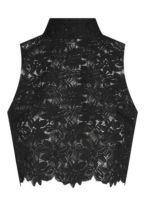 Manière De Voir lace open-back top - Black