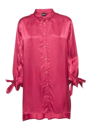 Just Cavalli Vintage tie-detail blouse - Pink
