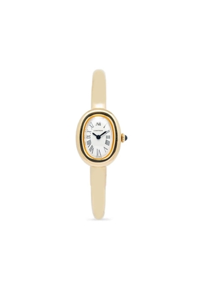 Cartier 18K yellow gold Baignoire 18mm - White