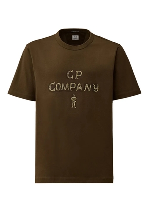 C.P. Company logo-embroidered T-shirt - Green