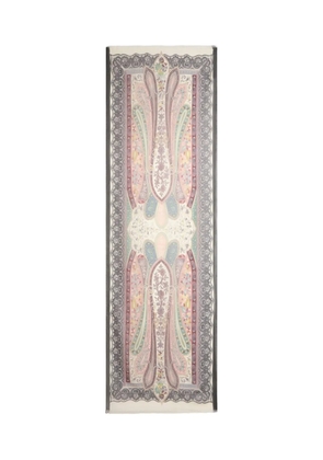 ETRO printed scarf - Grey