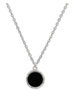 Emanuele Bicocchi Flourish Amulet onyx necklace - Black