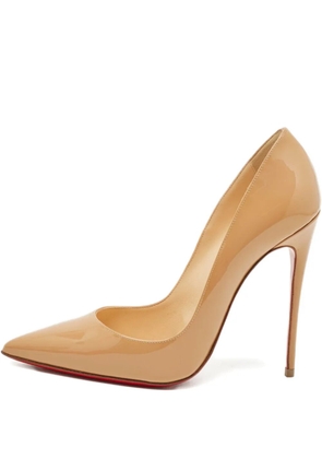Christian Louboutin Pre-Owned so kate pointed toe court pumps - Neutrals