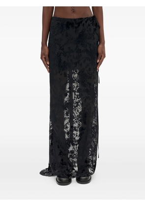Ann Demeulemeester Eveline long skirt - Black