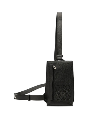 Loewe Pre-Owned 2023 Grained Calfskin Vertical T Pocket Pouch crossbody bag - Black
