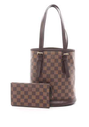 Louis Vuitton Pre-Owned 1998 Damier Ebene Marais bucket bag - Brown